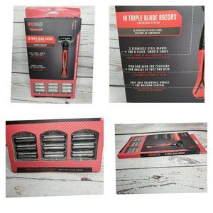 10 Razor Stainless Steel Close Shave Head Shaving